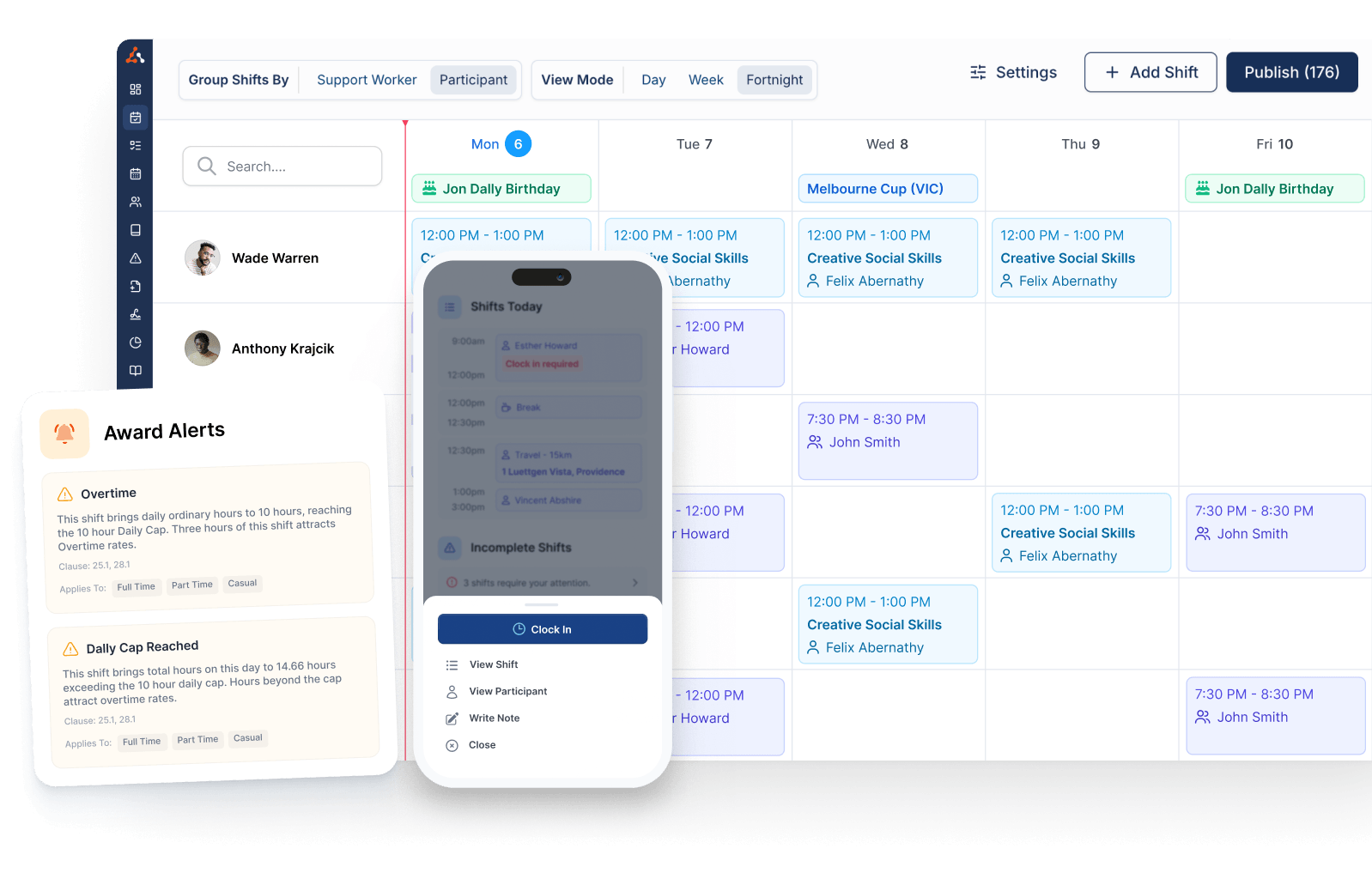 Astalty dashboard screenshot